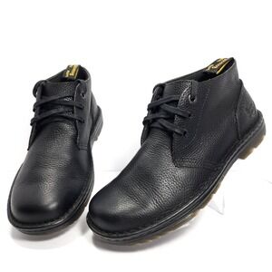 Dr Martens Sussex Bear Track Black Pebbled Slip Resistant Chukka Boots Men's 11